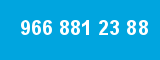 966 881 23 88 966 881 23 88
